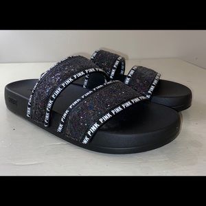 PINK Double Strap Slides